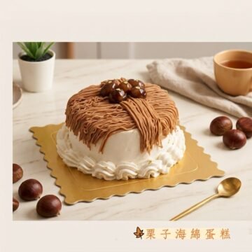 栗子海綿蛋糕 Chestnut Sponge Cake